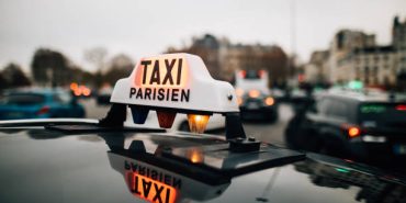 Taxi in Paris, France