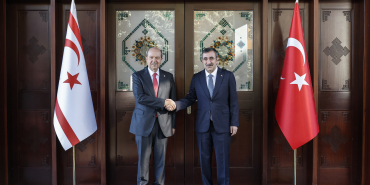 Cumhurbaşkanı Yardımcısı Yılmaz, KKTC Cumhurbaşkanı Ersin Tatar ile görüştü