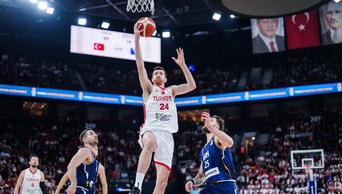 A Milli Erkek Basketbol Takımı, Bosna Hersek’i rahat geçti