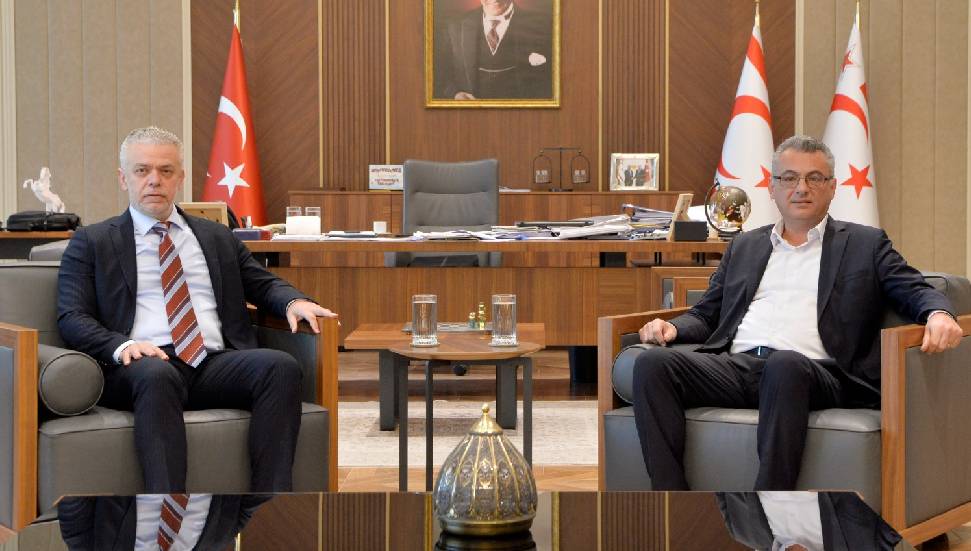 Erhürman, Korukoğlu’nu kabul etti