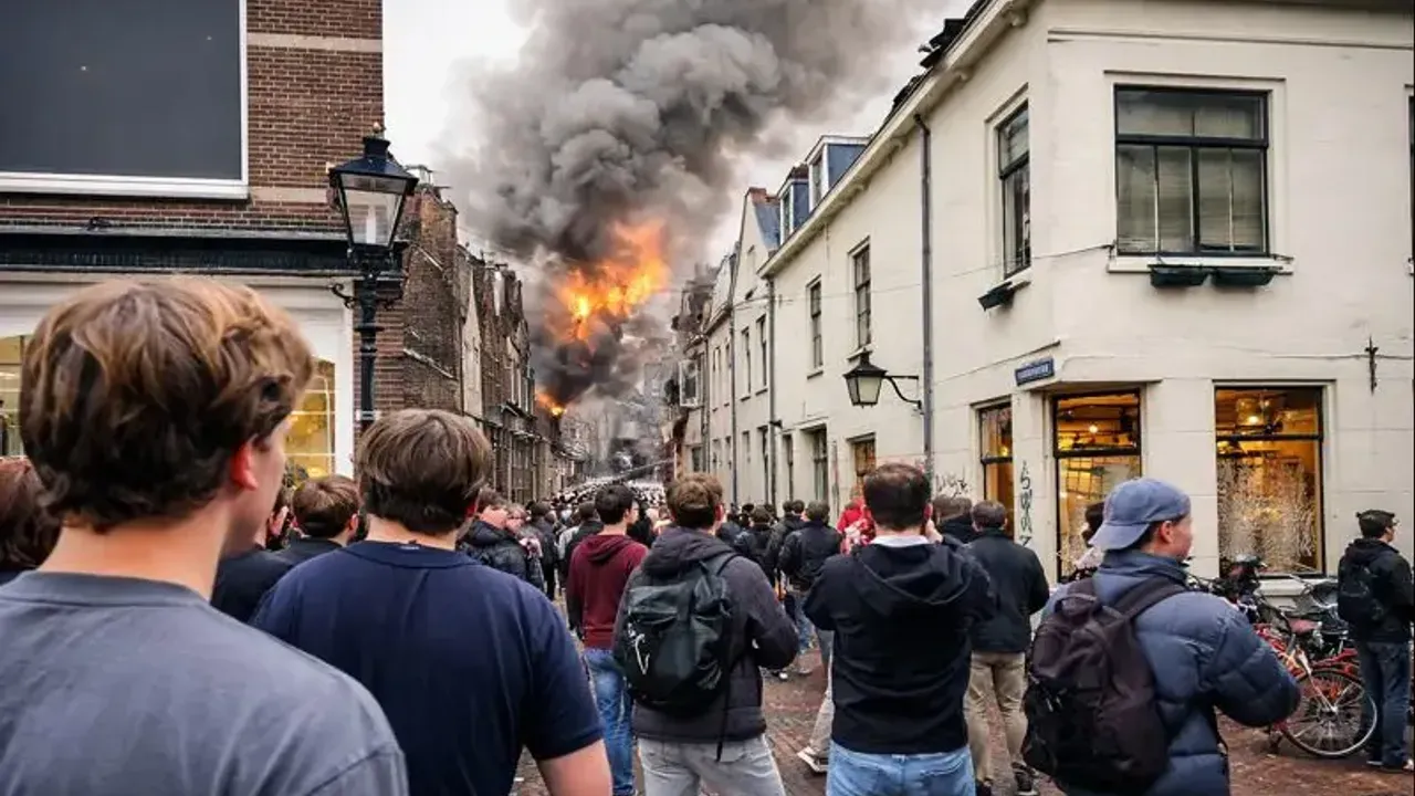 Hollanda’da korkutan patlama: Bölge savaş alanına döndü!