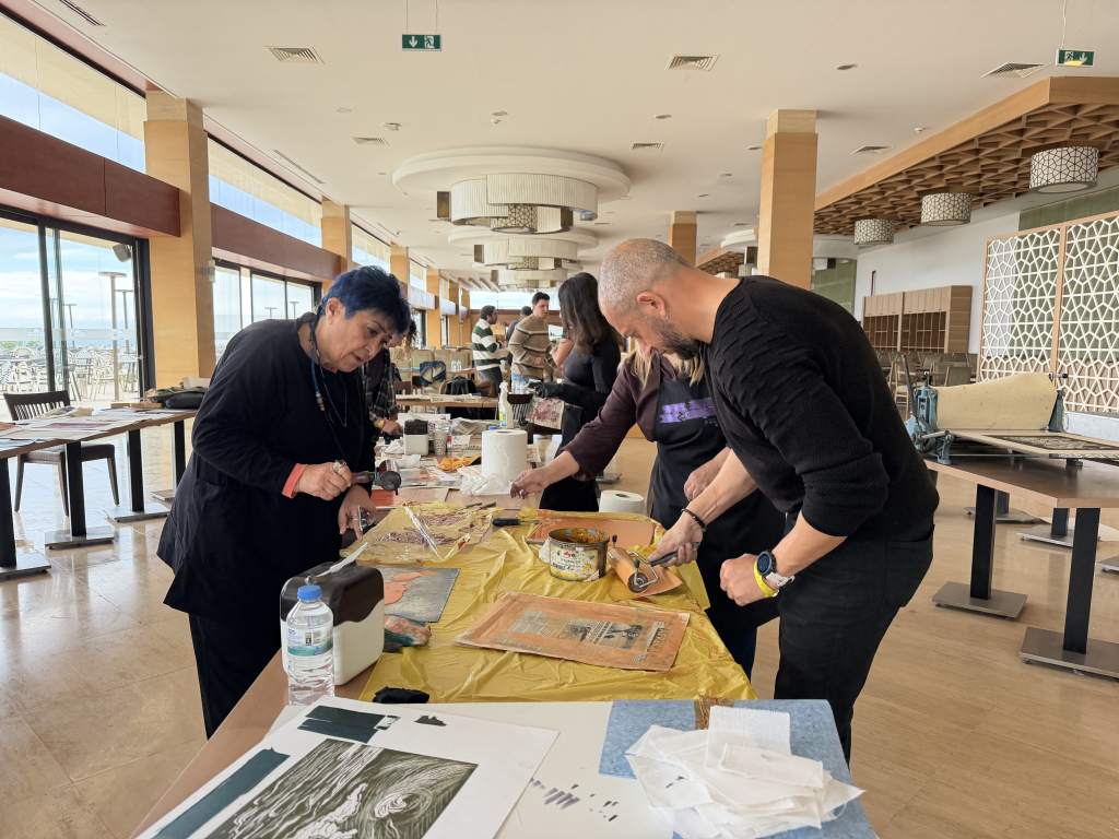 İZ / TRACE – Baskı Çalıştayı’nda hazırlanan eserler yarın sergilenecek