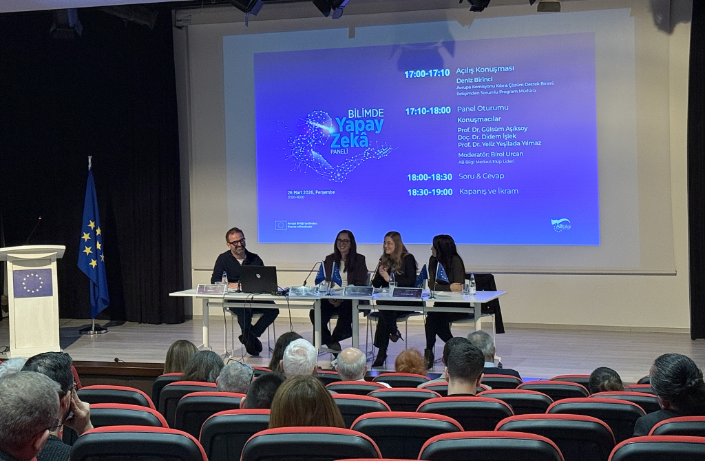 AB Bilgi Merkezi “Bilimde Yapay Zekâ” paneli düzenledi