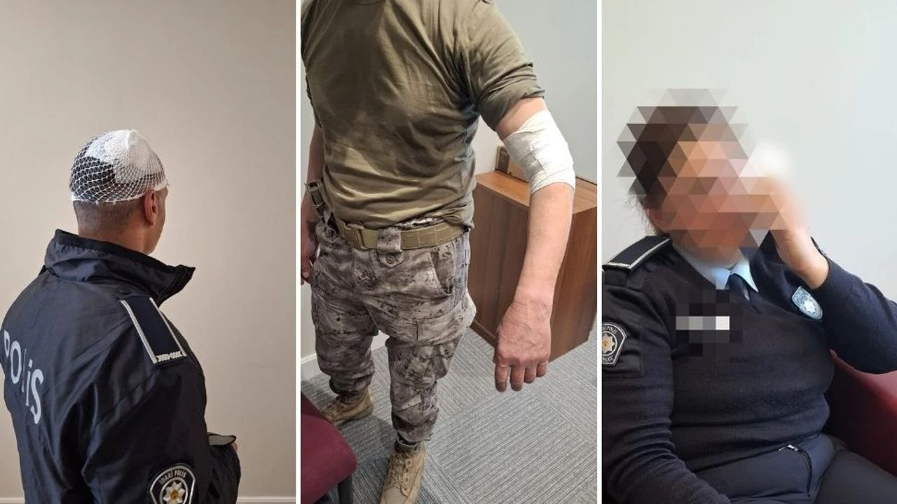 Meclis önündeki gerçekleşen eylemde çok sayıda polis yaralandı