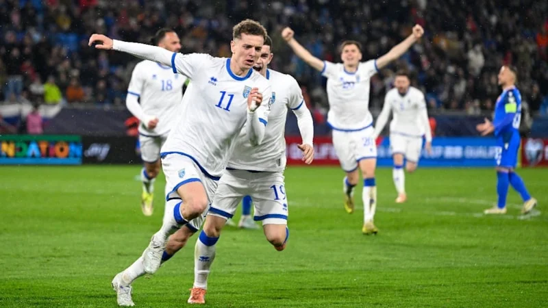 Slovakya’yı 4 golle geçen Kosova, Türkiye’nin rakibi oldu