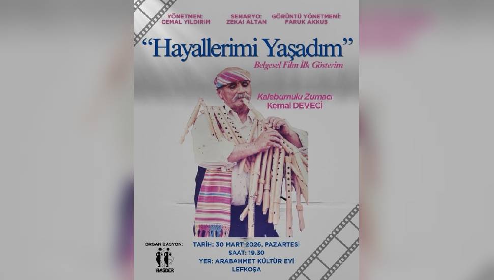 “Hayallerimi Yaşadım” belgeseli ilk gösterimini yapıyor
