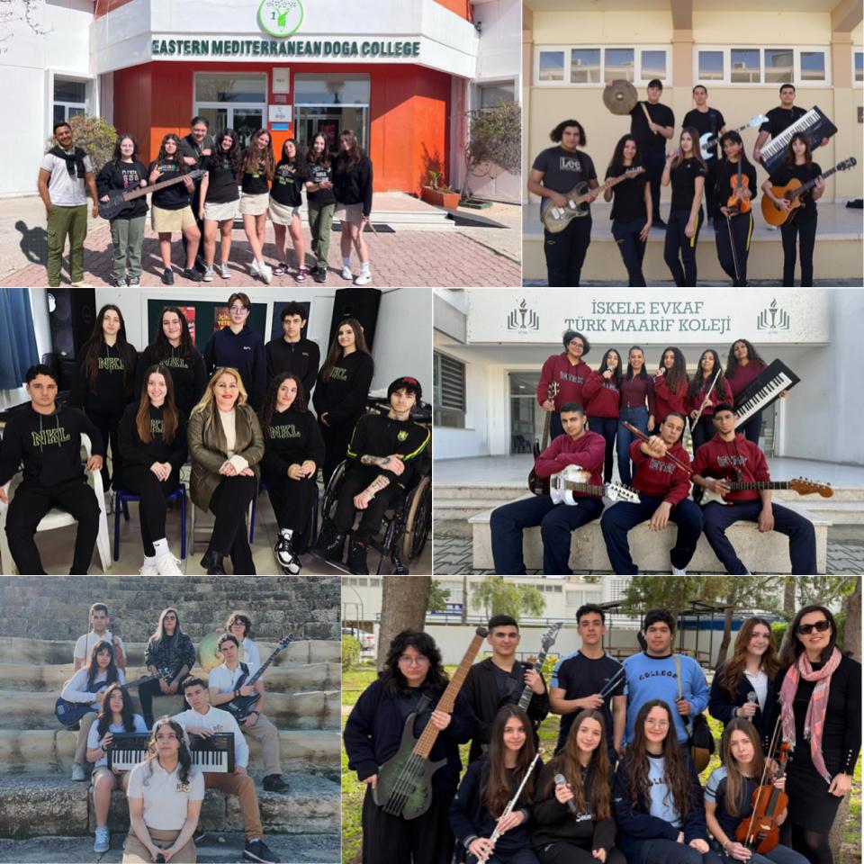 Gazimağusa bölge okulları, Telsim Freezone 12. Liselerarası Müzik Yarışması için hazırlıklarını tamamladı