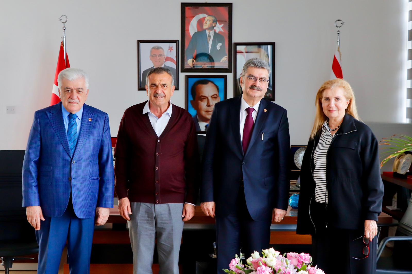 Türkiye ve KKTC Dostluk Grubu heyetinden Gazimağusa Belediyesi Başkanı Uluçay’a ziyaret