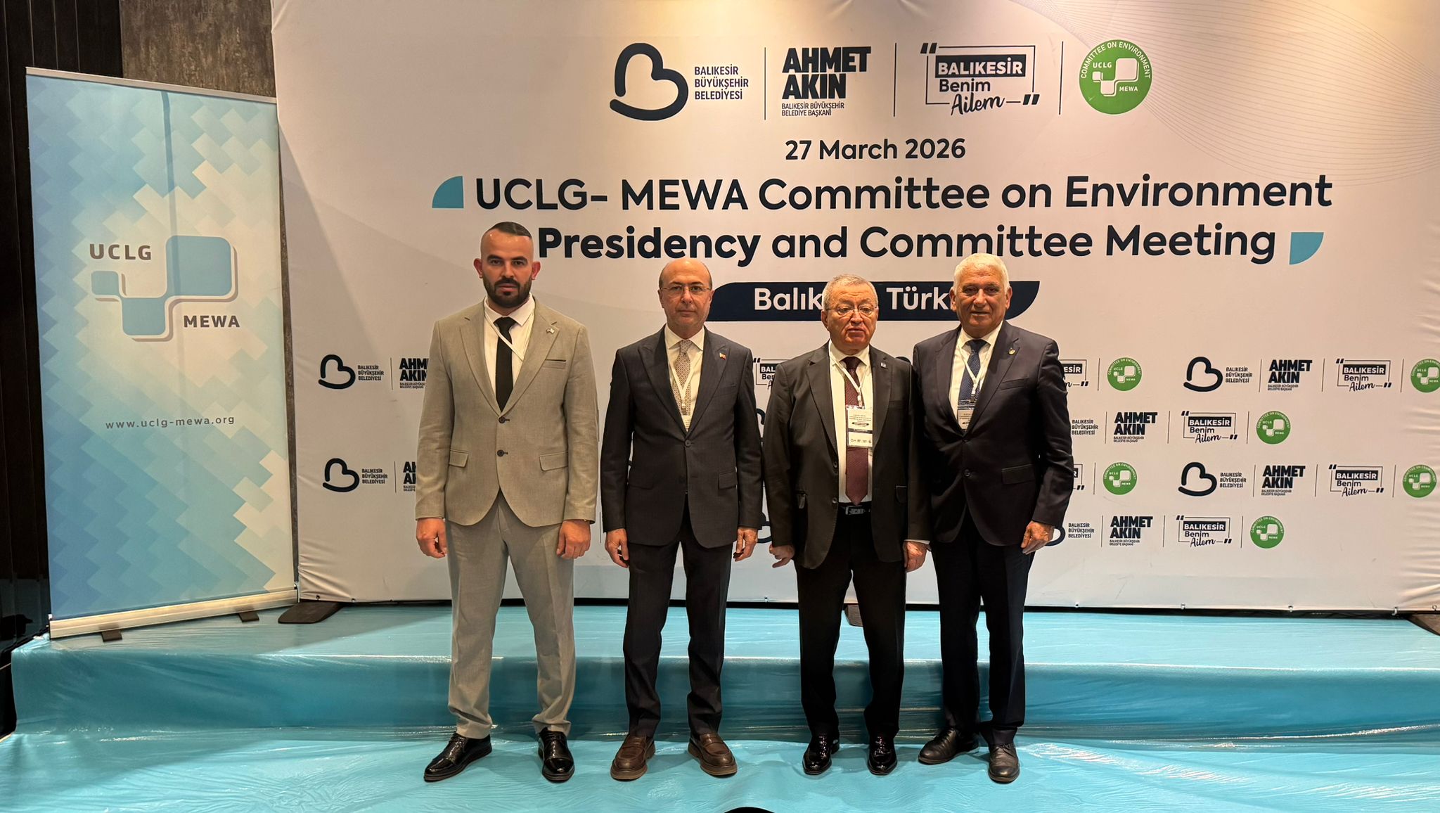 Özçınar, Orta Doğu ve Batı Asya Yerel Yönetimler Teşkilatı’nın çevre toplantısına katıldı