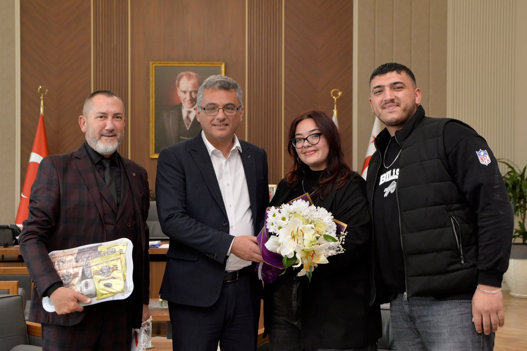 CIOFF Kuzey Kıbrıs, Cumhurbaşkanı Erhürman’ı ziyaret etti