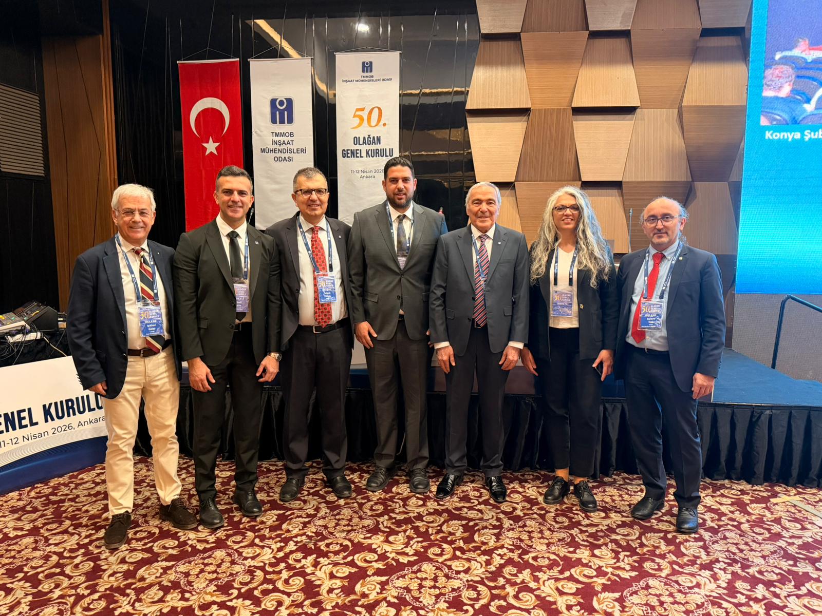 İnşaat Mühendisleri Odası, TMMOB İMO 50. Olağan Genel Kurulu’na katıldı