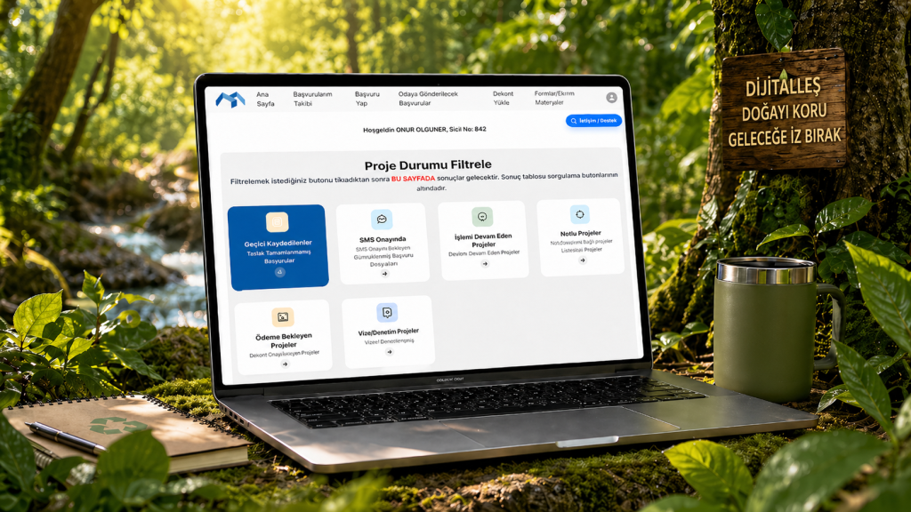 Dijital Vize Teslim Portalı ile 188 ağacın kesilmesi önlendi
