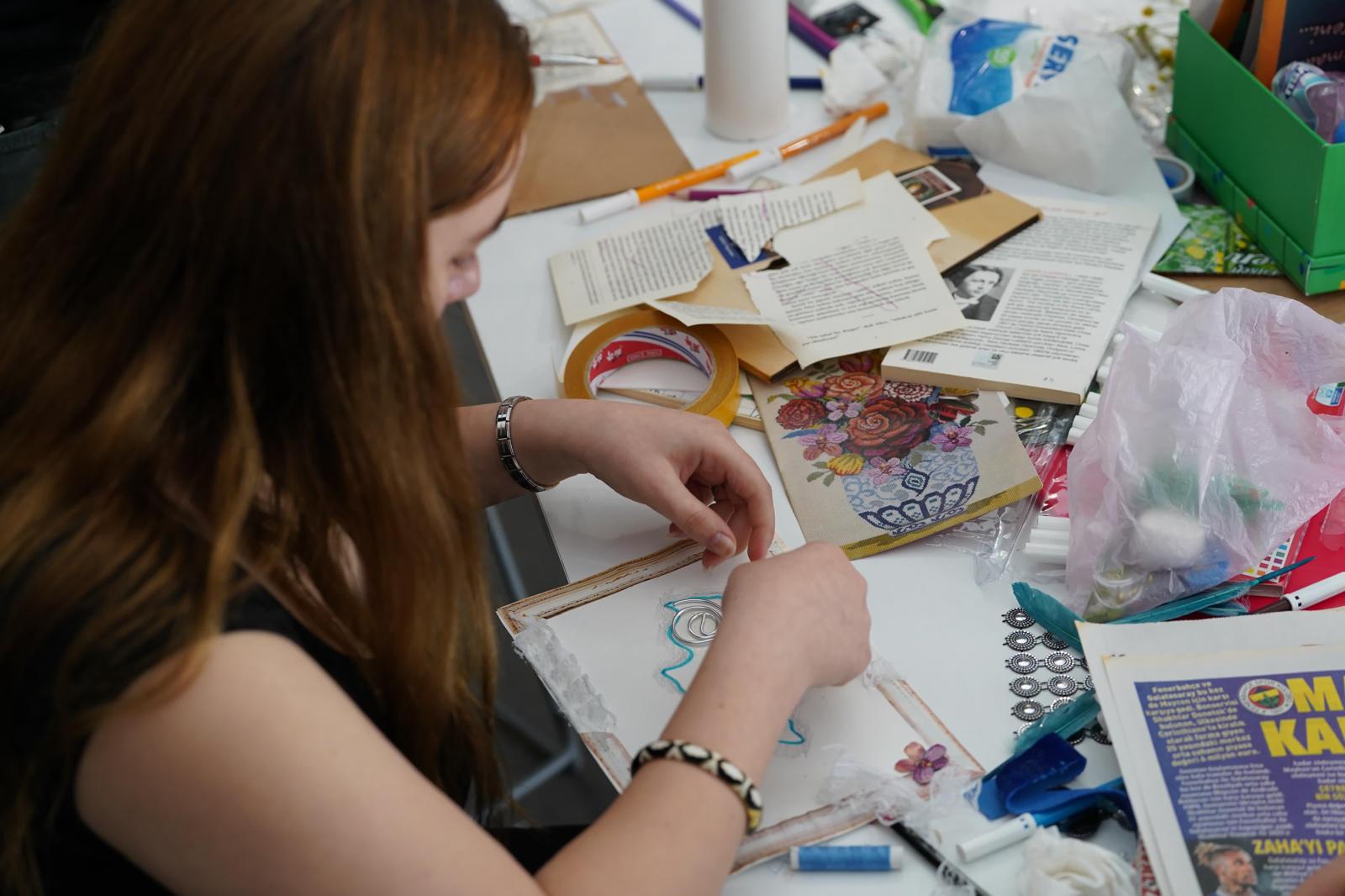 ARUCAD’da düzenlenen Posta Sanatı Atölyesi tamamlandı