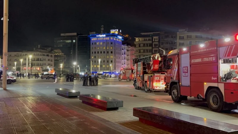 Taksim Metro İstasyonu’nda asansör yangını!