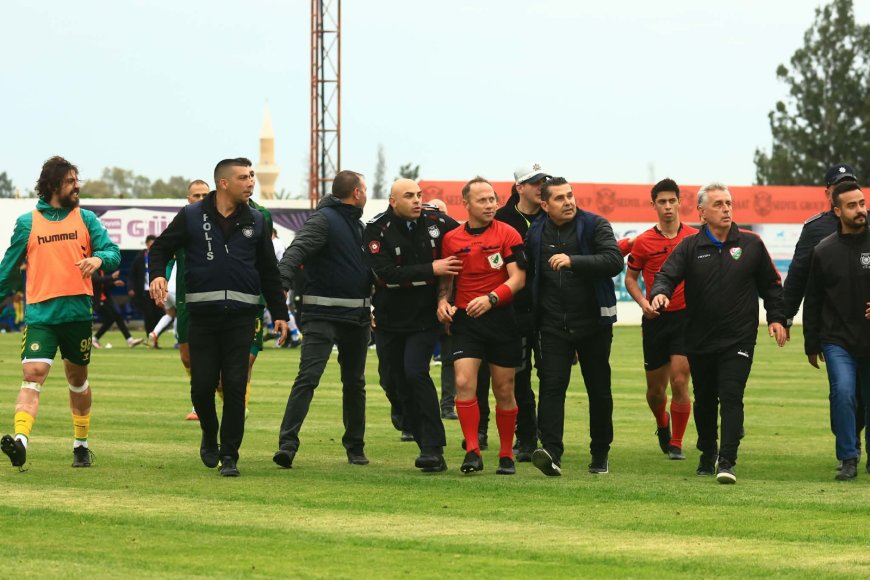 Olaylı maçta turlayan Cihangir