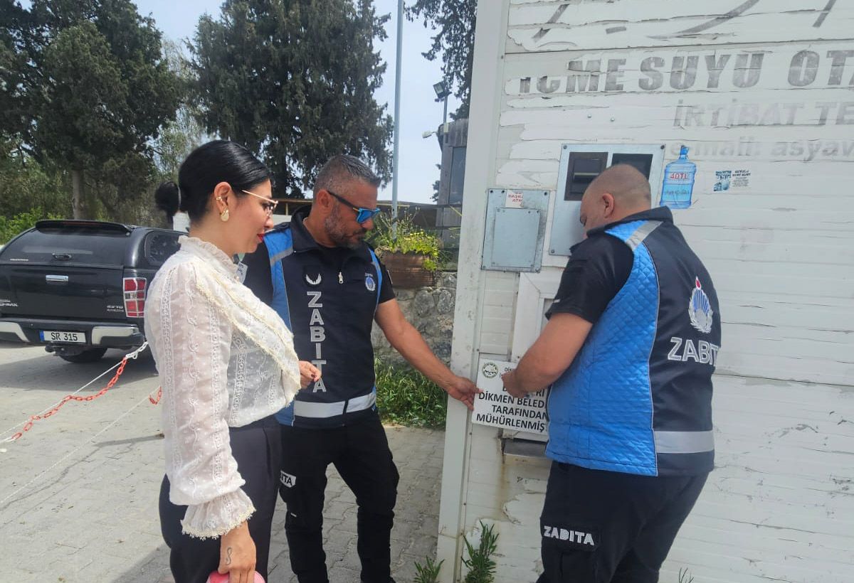 Boğazköy’de damacana su dolum tesisi mühürlendi