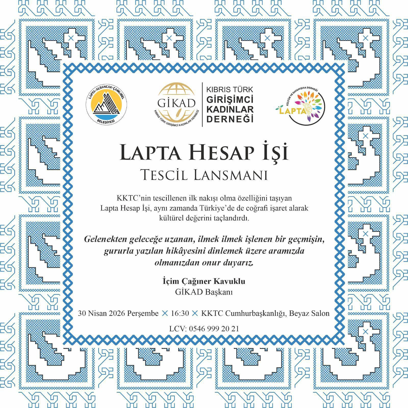 Lapta Hesap İşi Cumhurbaşkanlığı’nda tanıtılacak