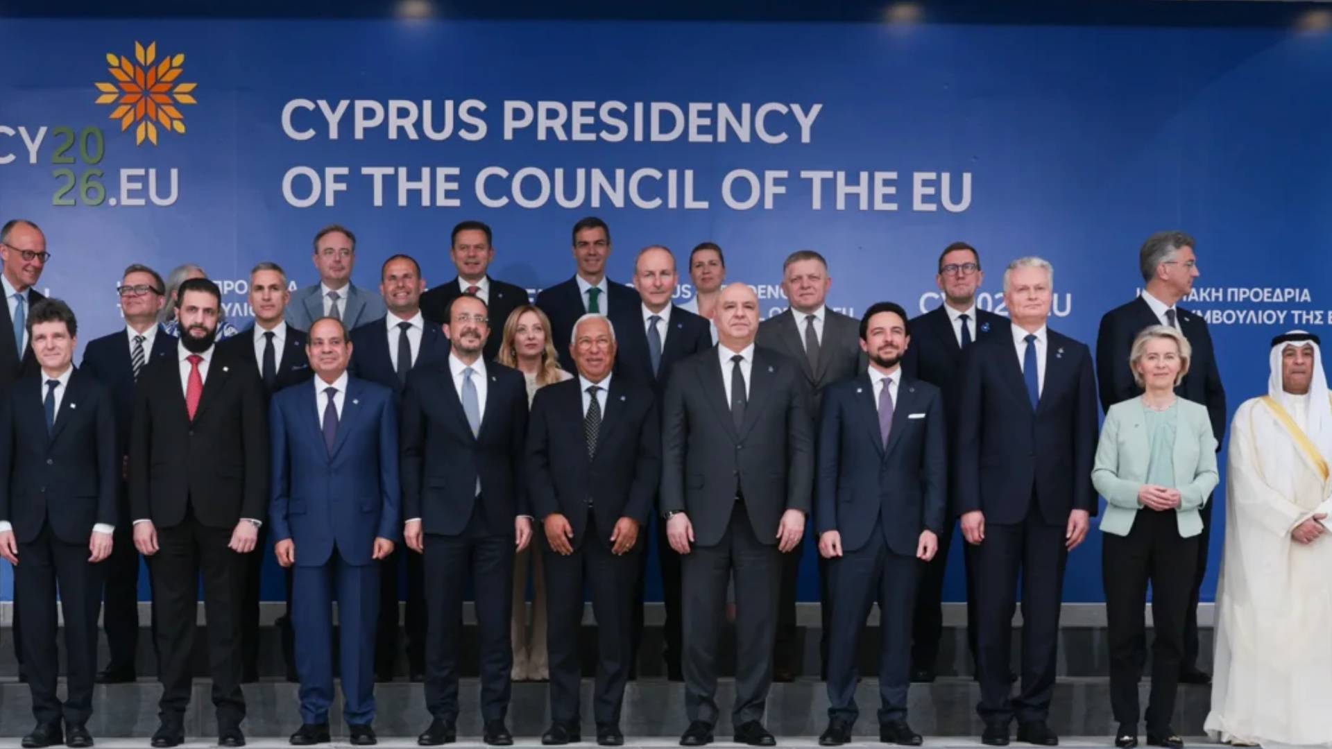 Von der Leyen: Kıbrıs’ta Orta Doğu ortaklarımızla güçlü dayanışmamızı yeniden teyit ediyoruz