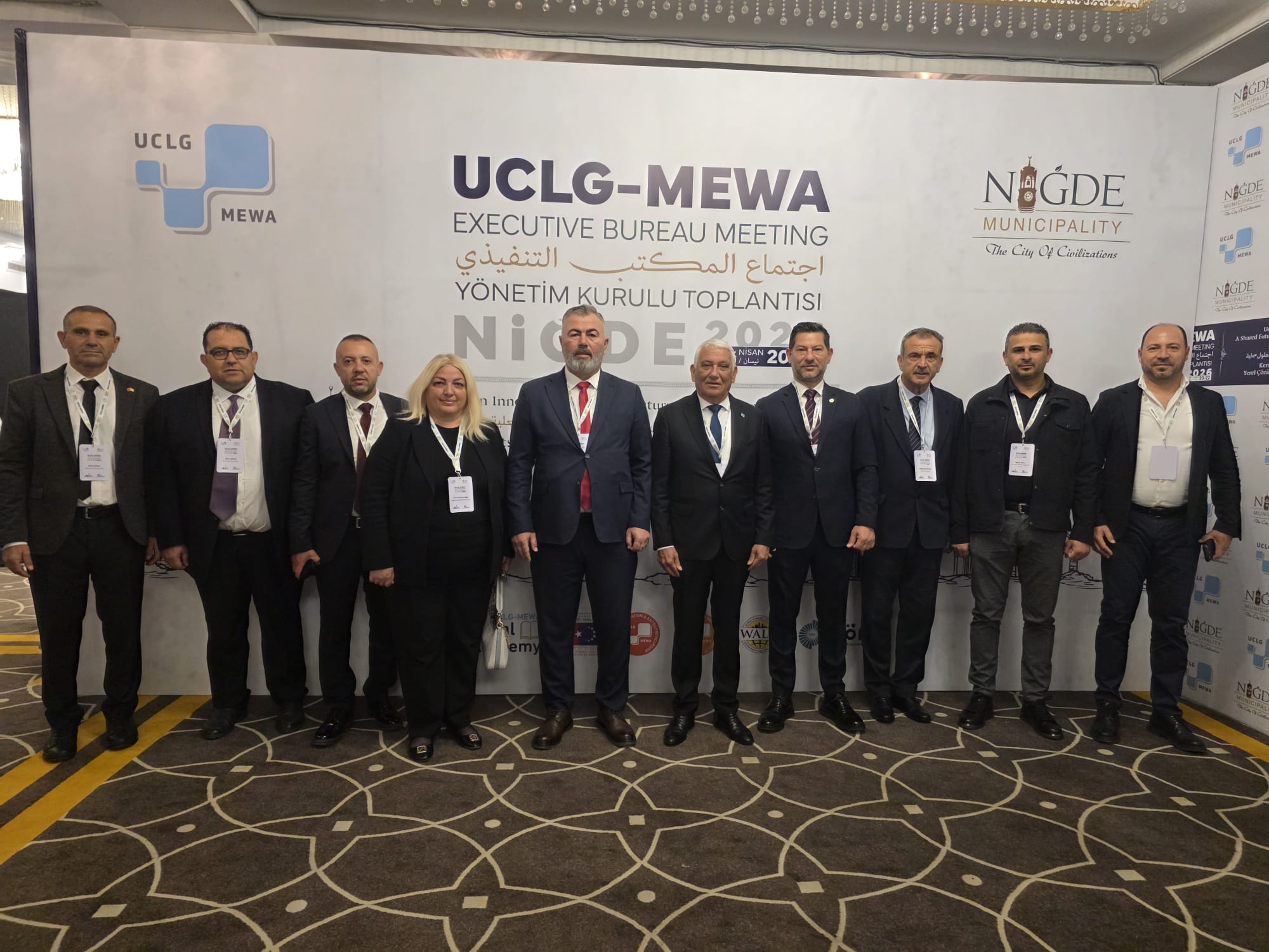 Kıbrıs Türk Belediyeler Birliği heyeti UCLG-MEWA Yönetim Kurulu toplantısına katıldı