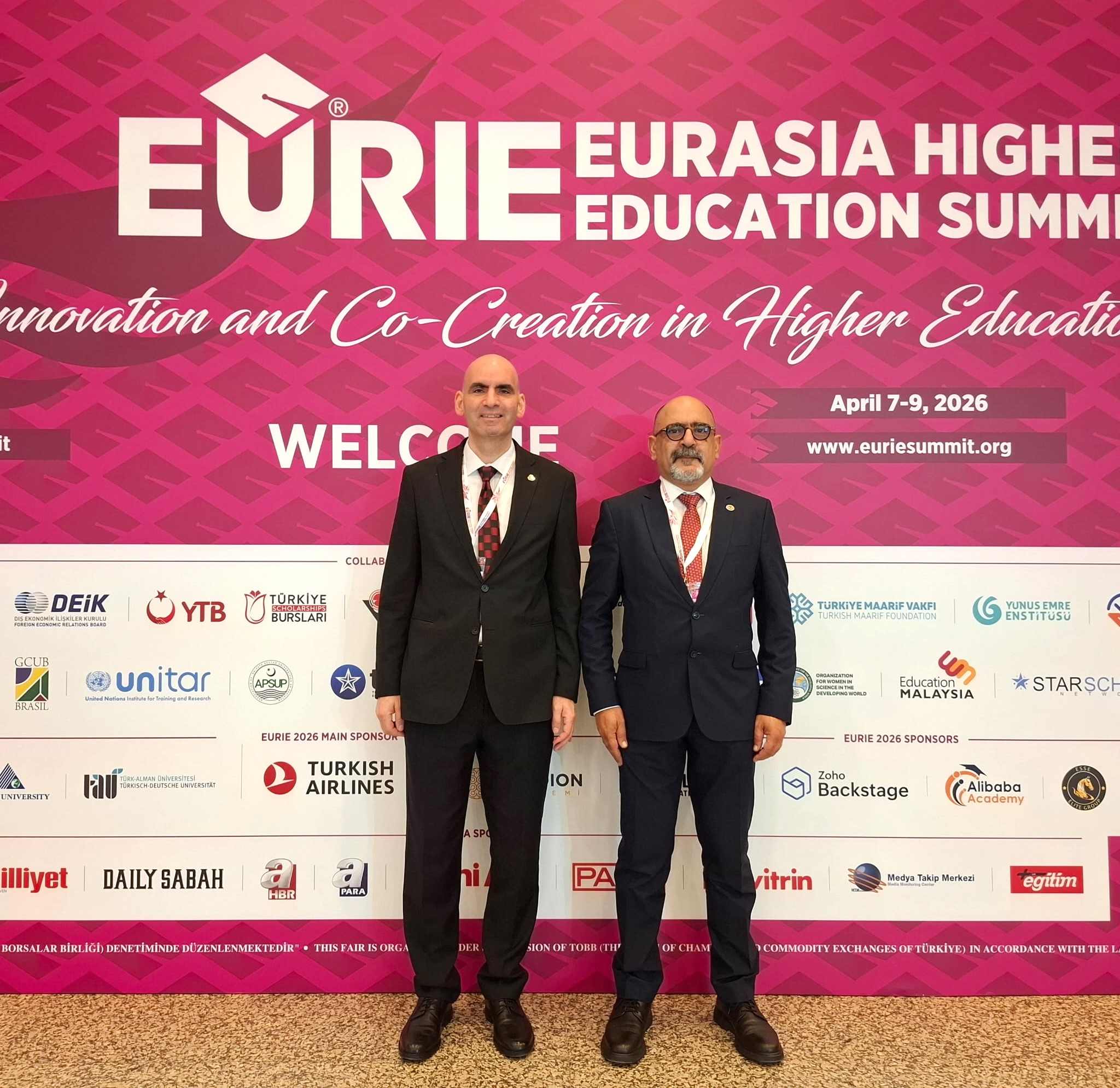 DAÜ 11. Avrasya Uluslararası Yükseköğretim Zirvesi’nde temsil edildi