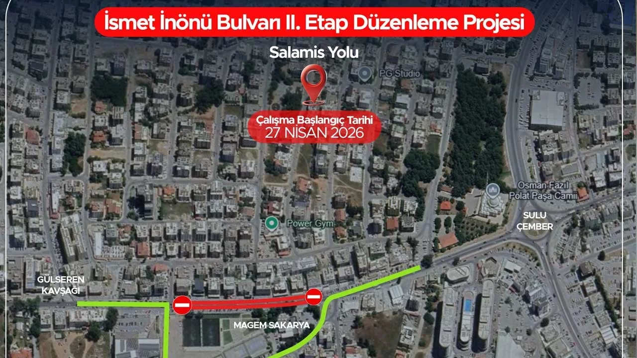 Sakarya-Zorbalar arası yol yarından itibaren trafiğe kapanıyor