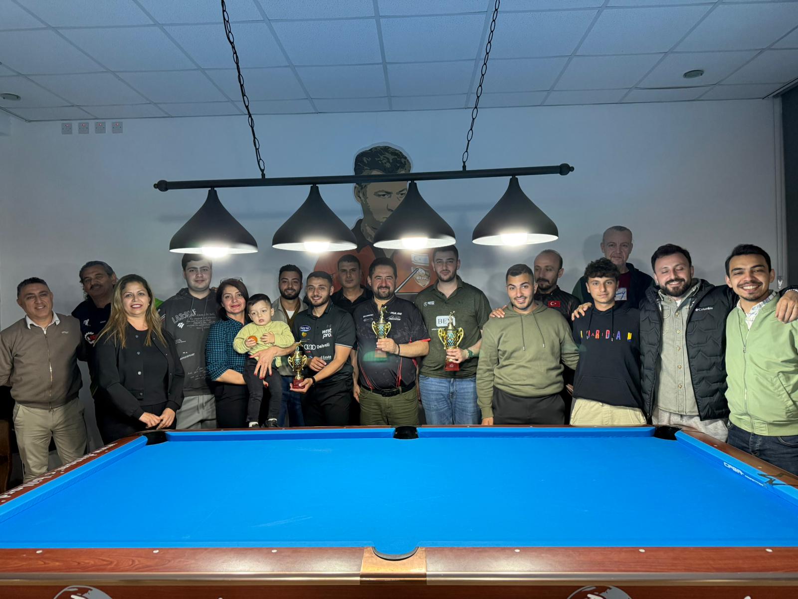 Aşkın Burcu anısına “Uluslararası 9 Top Bilardo Turnuvası” düzenlendi