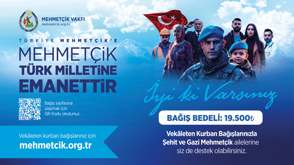 TSK Mehmetçik Vakfı, vekâleten kurban bağışlarını kabul ediyor