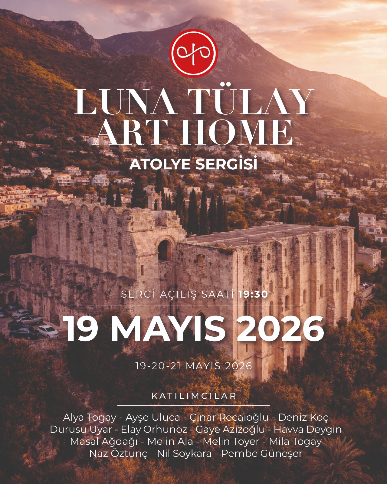 Luna Tülay Art Home Atölye Karma Sergisi 19 Mayıs’ta açılıyor