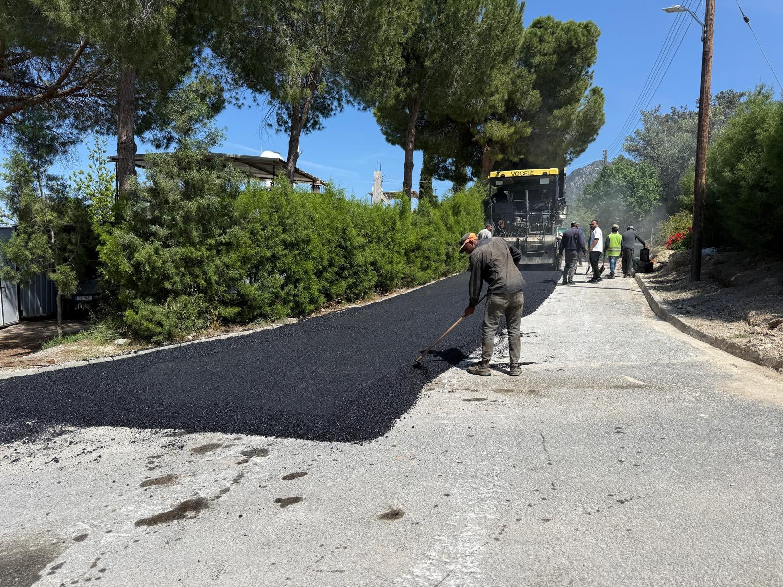 Karaağaç’ta altyapı tamamlandı, asfaltlama çalışmaları başladı