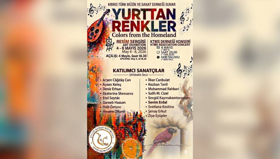 “Yurttan Renkler” etkinliği 4 Mayıs’ta